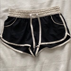 Black & white shorts